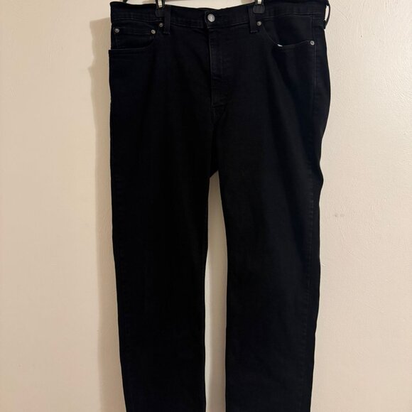 Levi’s Men’s 505 Black Straight Fit Jeans W40 L30 Classic Denim USA - Picture 1 of 4